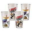 Beatles Yellow Submarine 16 oz. Glasses Set 4-Pack